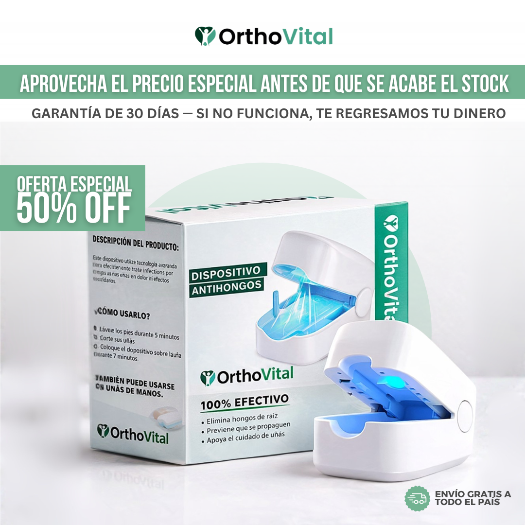 OrthoVital™ | Dispositivo de Luz Azul para Hongos en Uñas