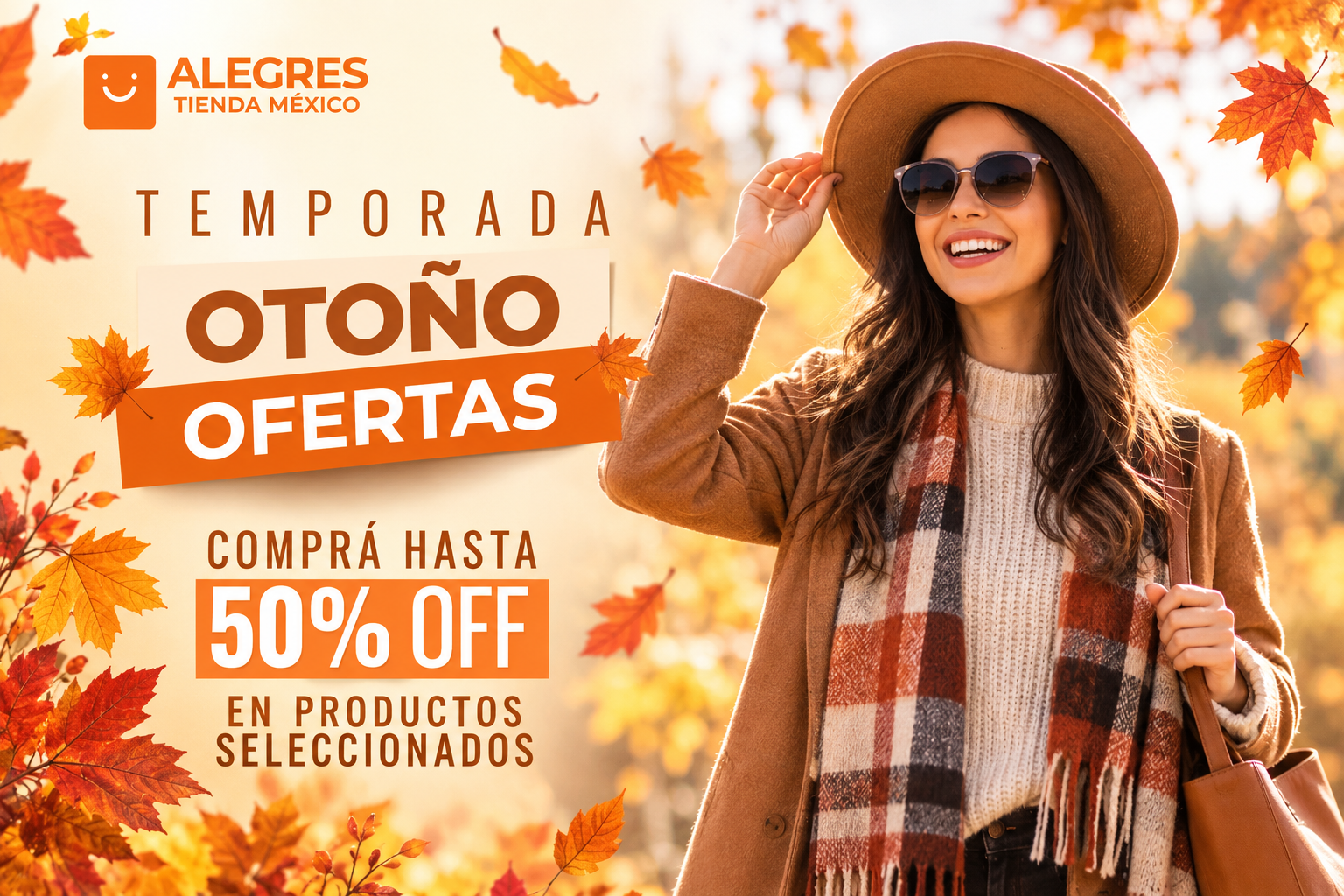 Temporada otoño: ofertas hasta 50% off en productos seleccionados