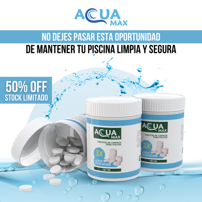 AQUAMAX ™ - Agua limpia, fácil y segura al instante