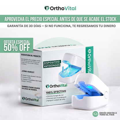 OrthoVital™ | Dispositivo de Luz Azul para Hongos en Uñas