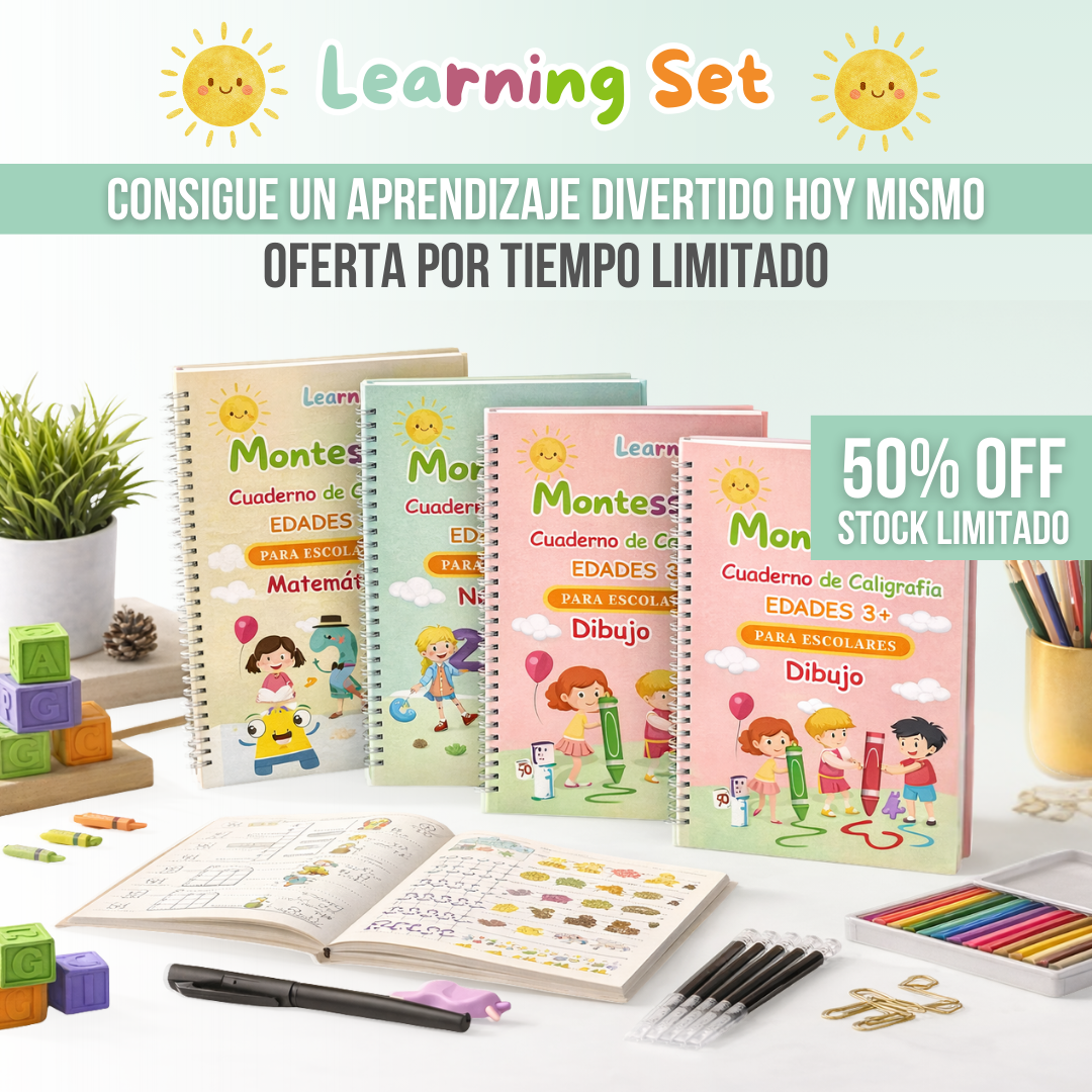 Learning Set™ — Aprender a escribir sin errores, sin presión y con confianza