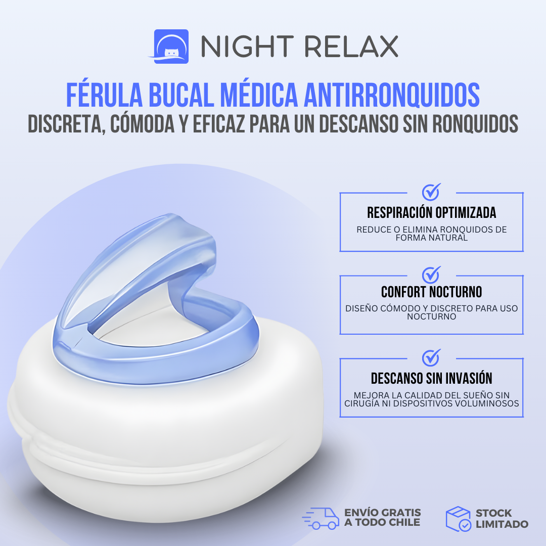 Night Relax™ – Duerme en silencio, despierta renovado