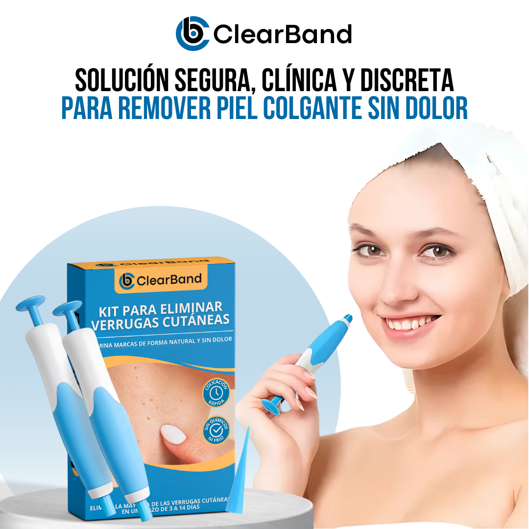 ClearBand™ - Elimina verrugas de forma natural y sin dolor