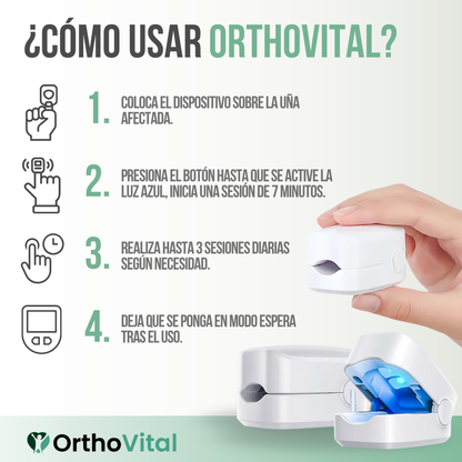 OrthoVital™ | Dispositivo de Luz Azul para Hongos en Uñas
