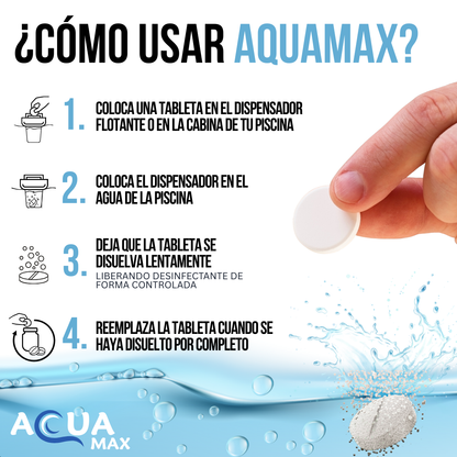 AQUAMAX ™ - Agua limpia, fácil y segura al instante
