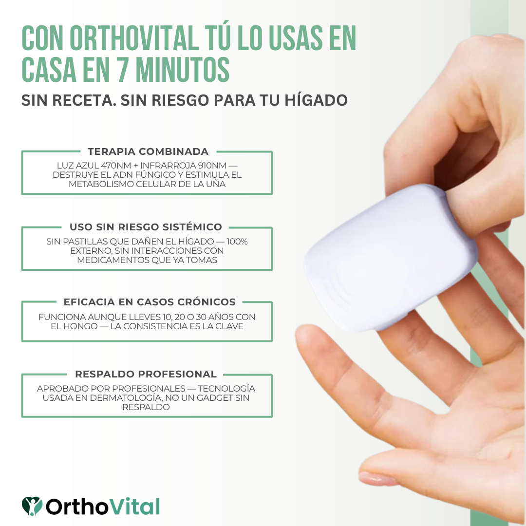 OrthoVital™ | Dispositivo de Luz Azul para Hongos en Uñas