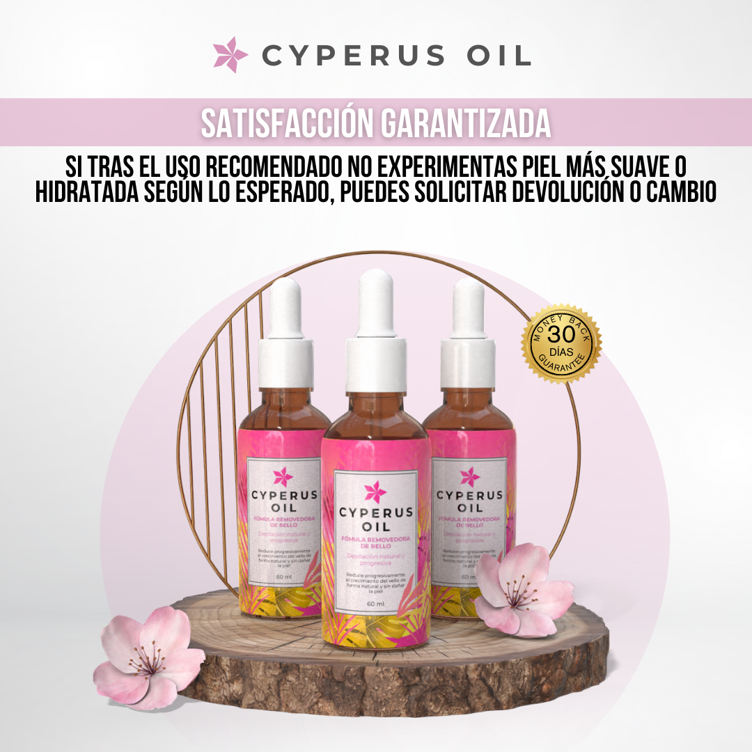Cyperus Oil™ — Menos vello, más piel. Naturalmente