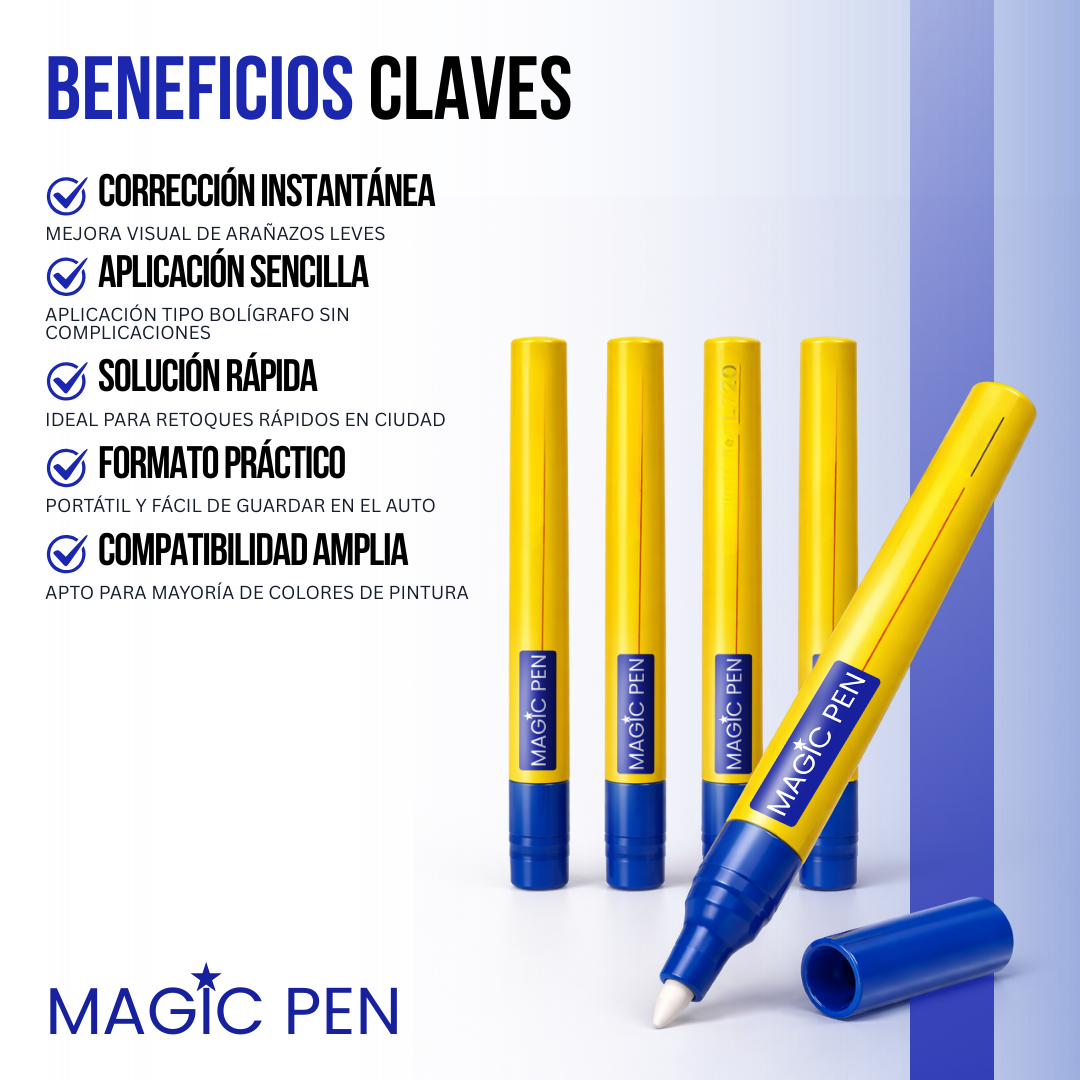 Magic Pen™ — Reparación rápida y profesional para tu coche, sin complicaciones
