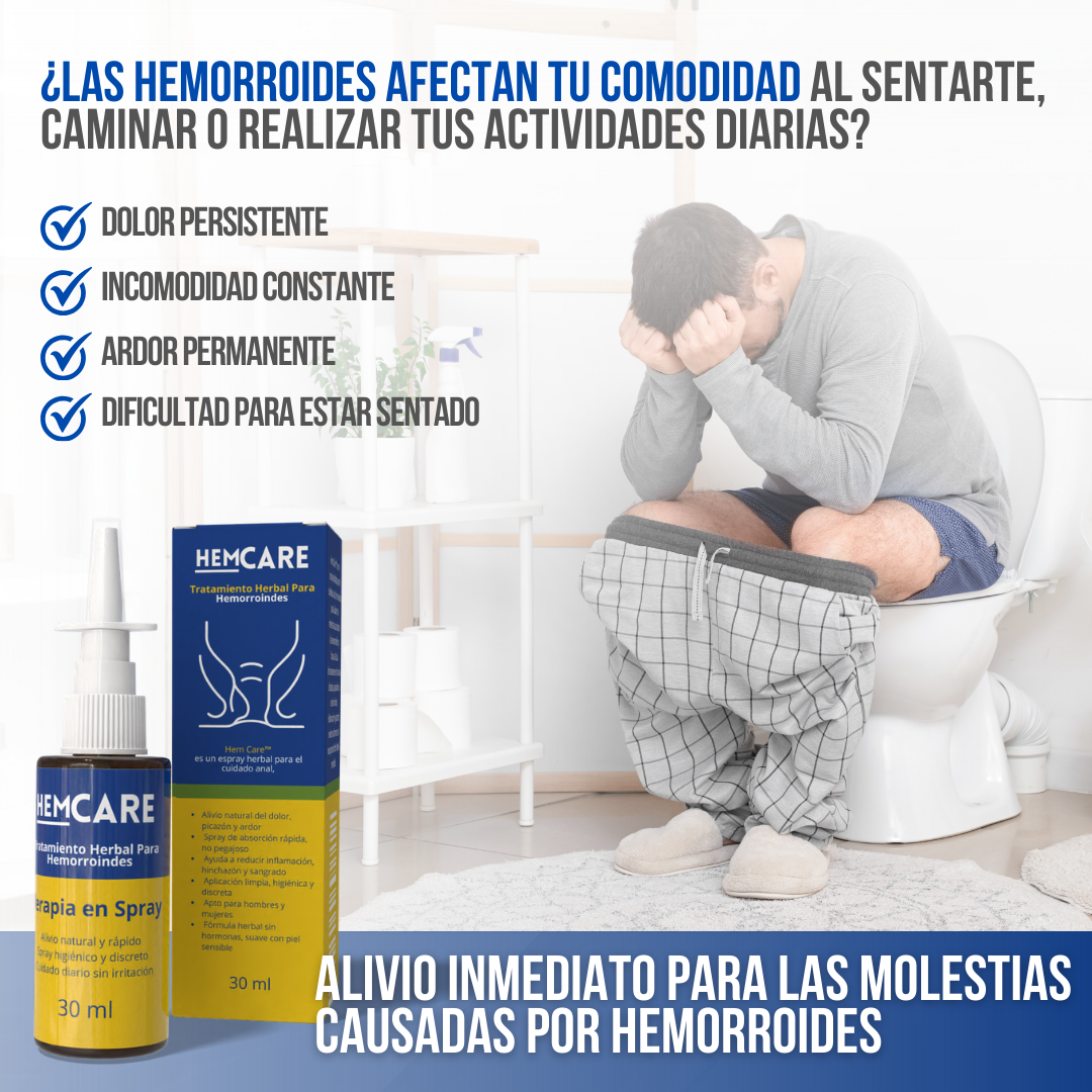 Hem Care™ - alivio natural, justo donde lo necesitas