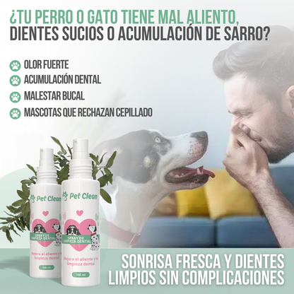 Pet Clean™ — Aliento fresco y dientes sanos, sin peleas ni cepillos