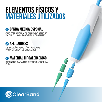 ClearBand™ - Elimina verrugas de forma natural y sin dolor
