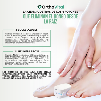 OrthoVital™ | Dispositivo de Luz Azul para Hongos en Uñas
